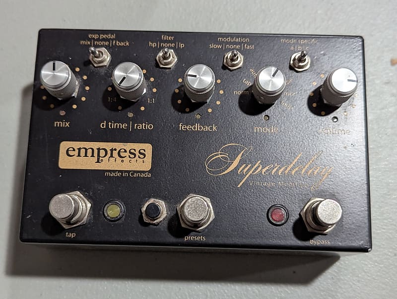 Empress Vintage Modified Superdelay Pedal | Reverb