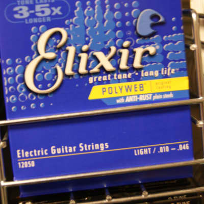 Elixir 12050 Polyweb Nickel Plated Steel Electric Guitar Strings