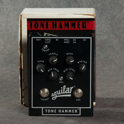 Reverb.com listing, price, conditions, and images for aguilar-tone-hammer-preamp-direct-box