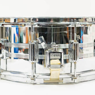 1980s Tama Imperialstar Steel Snare - Made In Japan - 14" x 6.5" #15404093 image 5