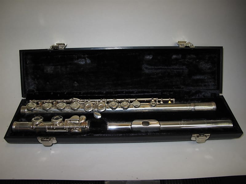 GEMEINHARDT 2S Conservatory Flute Solid Silver With Case & Reverb