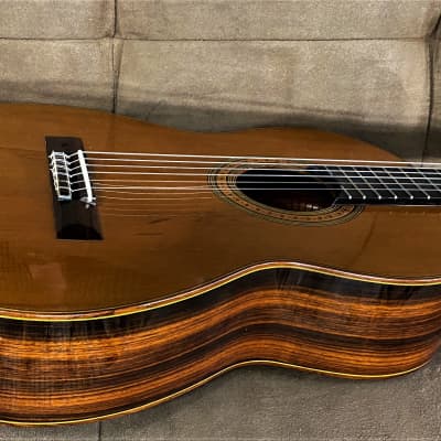 Richard Howell No-80 Concert Hand Crafted Classical Guitar Metro HumiCase 1983 Natural image 23