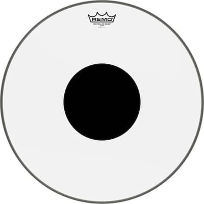Controlled Sound Series Clear Black Dot Drumhead - for Tom image 2