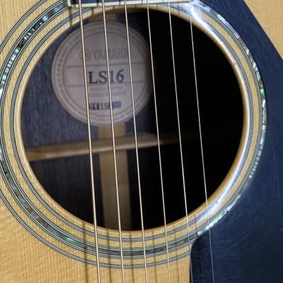 Yamaha LS16 Acoustic-Electric Guitar with Original Case image 9
