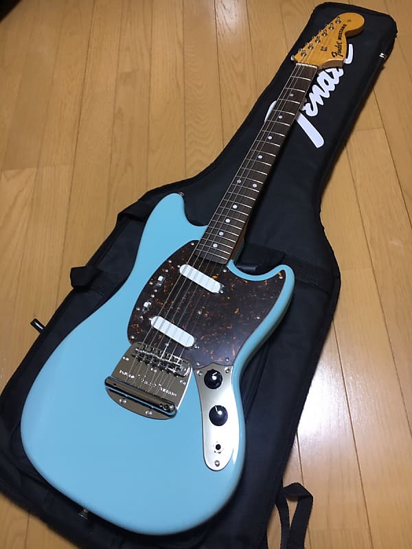 Fender Japan Mustang MG69 Sonic Blue Electric Guitar Made in