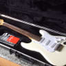 American 2009 Fender Stratocaster - White w/ Rosewood Fingerboard.