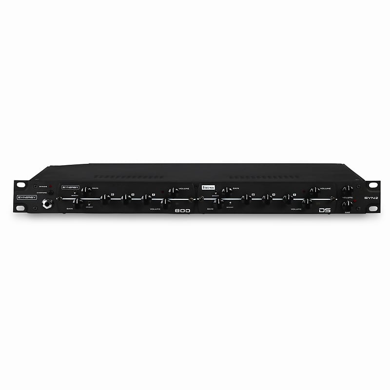 Synergy SYN-2 Rack Mount Preamp with 2 Module Slots 2017 - Present Black image 1