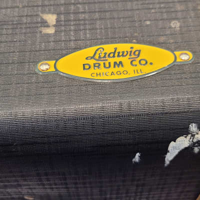 Ludwig Vintage Snare Drum Case, Fred F Kiemle snare drum stand and 2B Ludwig Sticks 1960s image 1