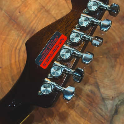 1980s (c) Fender Malibu Electro Acoustic Guitar in Violin Burst image 11