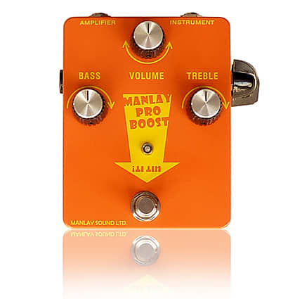 Manlay Sound Pro Boost overdrive pedal = Colorsound Power Boost circuit -  NEW - Full Warranty