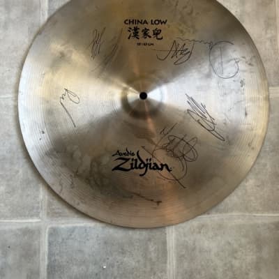 Zildjian 18" A Series China Low Cymbal (Autographed) image 1