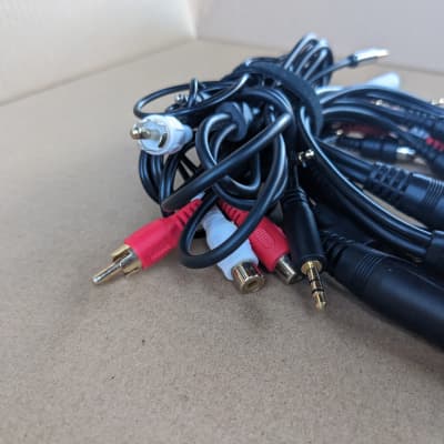 Bundle of 12 TS/TRS/RCA Adapters, Converters, Splitters, Stereo, Eurorack, Modular, Line-Level - Multiple Types image 12