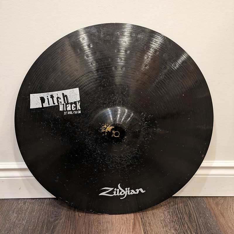 Zildjian pitch black hot sale 22 ride
