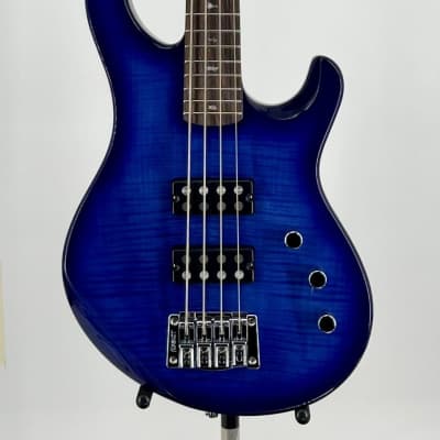 Paul Reed Smith PRS SE Kingfisher 4  String Electric Bass Guitar Faded Blue Wrap Around Burst w/ Gigbag Ser#D73686 for sale