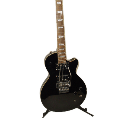 Agile AL-2000 Electric Guitar with Fernandes FRT Locking Tremolo System Gloss Black image 1