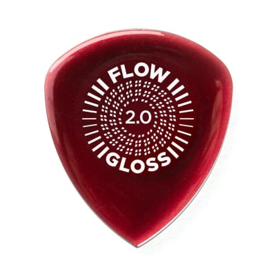 Dunlop 550P200 Flow Gloss Ultex 2mm Guitar Picks (3-Pack)