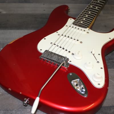 Fender Stratocaster 2002 Candy Apple red with Original Case image 5