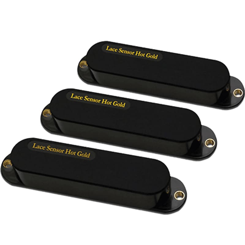 NEW LACE SENSOR HOT GOLD SINGLE COIL 3-PACK WITH HOT BRIDGE image 1
