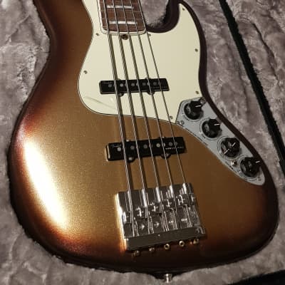 Fender American Ultra Jazz Bass V with Rosewood Fretboard 2019 - Present - Mocha Burst for sale