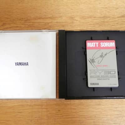 Yamaha RSC3073 Matt Sorum Rhythm Sound Card RY30 RM50 SY/TG rare! image 2