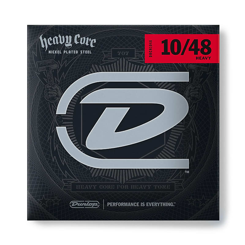 Dunlop DHCN38 Heavy Core Nickel Plated Steel Electric Guitar String - 0.038 image 1