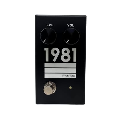 Reverb.com listing, price, conditions, and images for 1981-inventions-lvl-full-range-overdriver