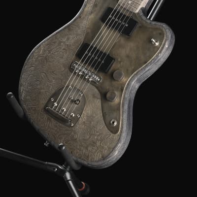 2010 James Trussart SteelMaster Antique Silver Paisley Richard Fortus Guns N' Roses Owned CHARITY image 7