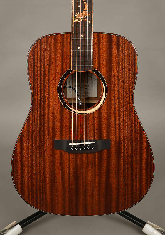 Crafter Mind W Premium-D Dreadnought All Mahogany Top Back