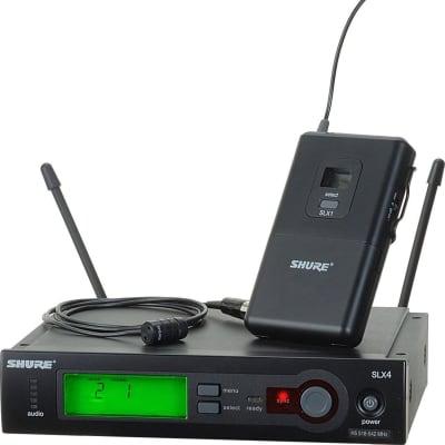 Shure SLX14/84 UHF Supercardioid Lavalier Wireless System, Band J3 image 2