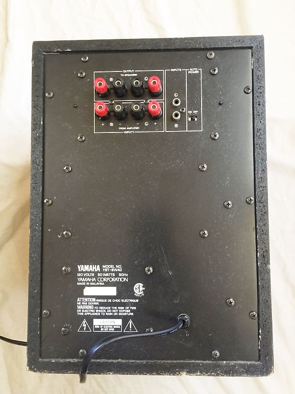 YAMAHA YST-SW40 Active Servo Processing Subwoofer System