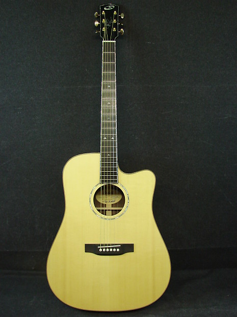 Bedell TBAC-28-SB Jeff "Skunk" Baxter Acoustic Cutaway Guitar | Reverb