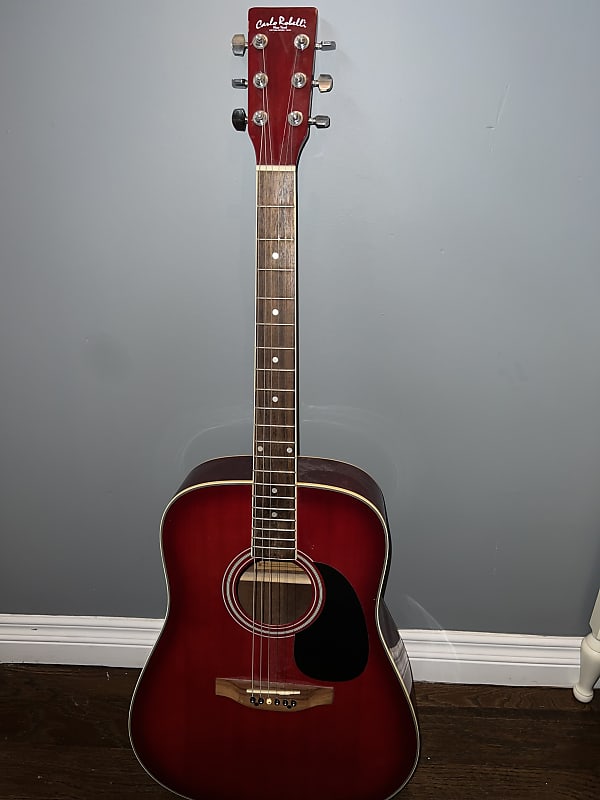 Carlo Robelli CW4102TRX - Red Acoustic Guitar image 1