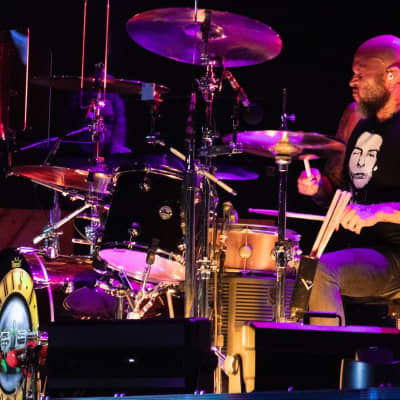 Frank Ferrer's Guns 'n' Roses DW 2017 - Red Sparkle Lacquer Complete Set! 24,13,16,18 image 4