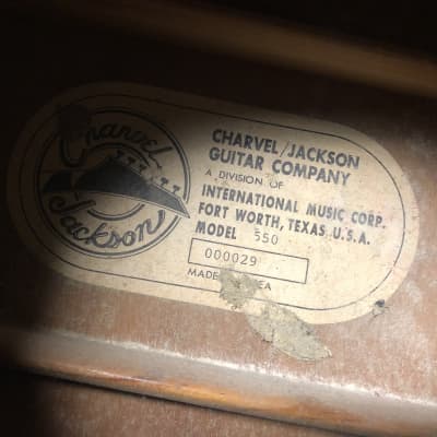 MIK Vintage Jackson Charvel Model 550 Acoustic Guitar *Project image 4
