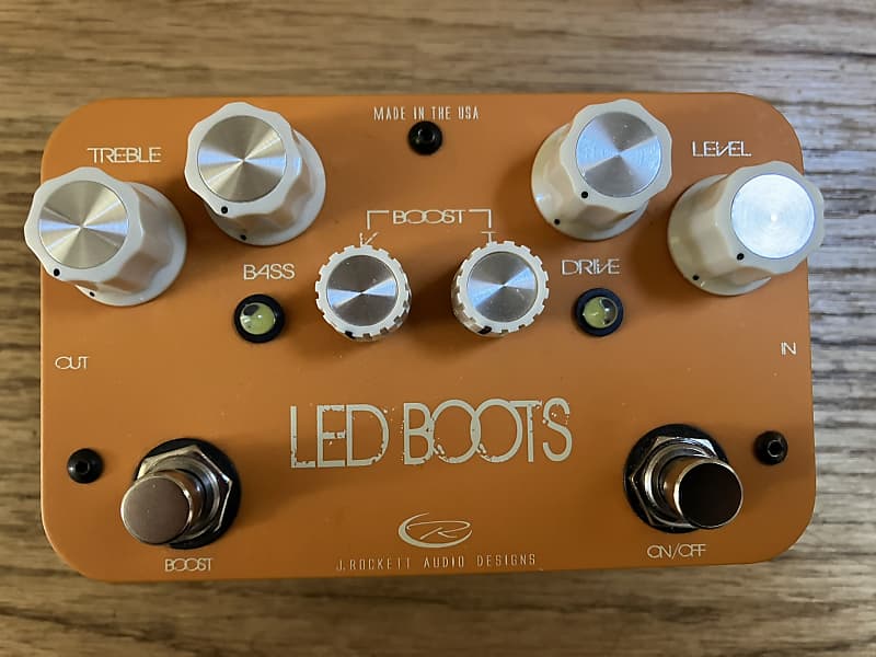 J. Rockett Pedals LED BOOTS ロケット レッド ブーツ - ギター