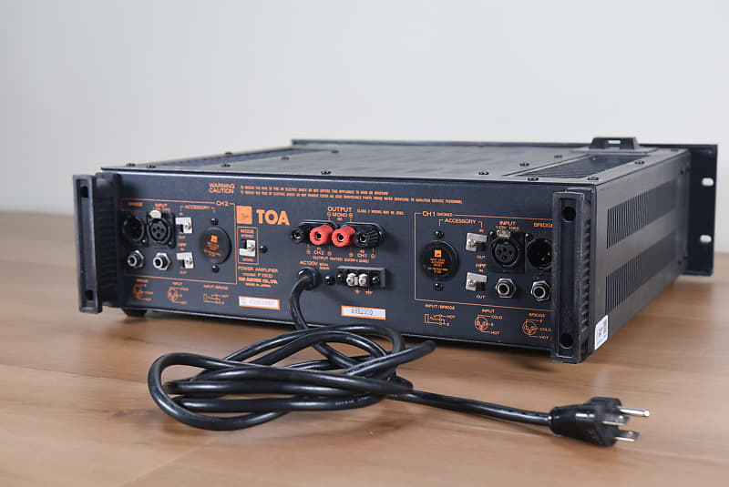 TOA P150D 2-Channel Power Amplifier (church owned) | Reverb