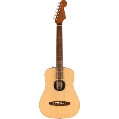 Fender Redondo Mini Acoustic Guitar (with Gig Bag), Natural for sale