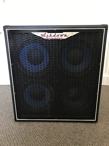 Ashdown ABM 410T 600w Bass Speaker Cabinet 2006 Black Tolex