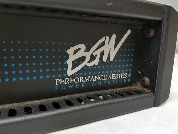 BGW Performance Series 4 Power Amplifier | Reverb