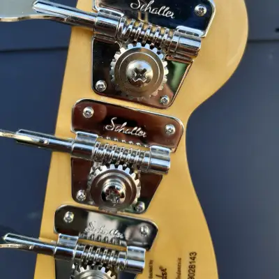 Fender Squier '70s Jazz Bass Left-Handed Lefty Firemist Gold matching headstock image 8