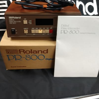 Roland PR-800 Digital Piano Recorder 1984 Wood Grain | Reverb