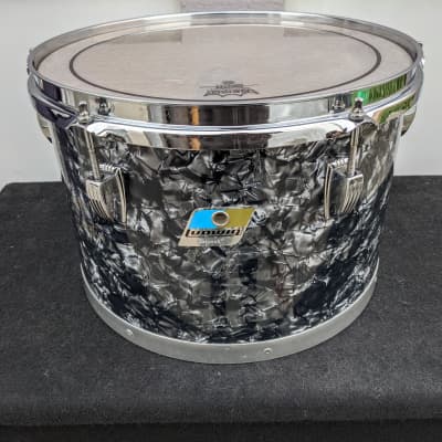 1970s Ludwig Black Diamond Pearl Wrap 9 x 13" Concert Tom - Looks Really Good - Sounds Great! image 1