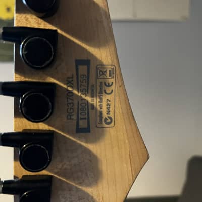 Ibanez RG370DXL-BK Standard Left-Handed 2004 - 2010 - Black image 7