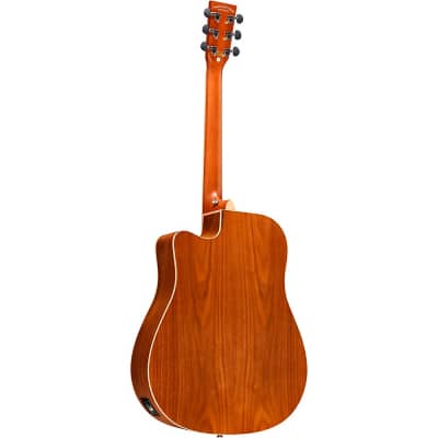 Tanglewood DBT D CE BW Dreadnought Acoustic-Electric Guitar Regular Natural image 4