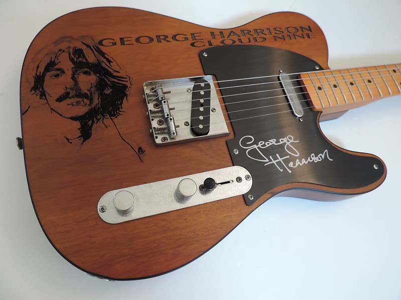 Fender Telecaster  George Harrison  Cloud Nine One of a Kind Hand Engraved DDCC Custom Guitar image 1