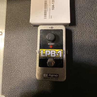 Electro harmonix  Lpb1. Power boost pedal and power supply Silver image 3