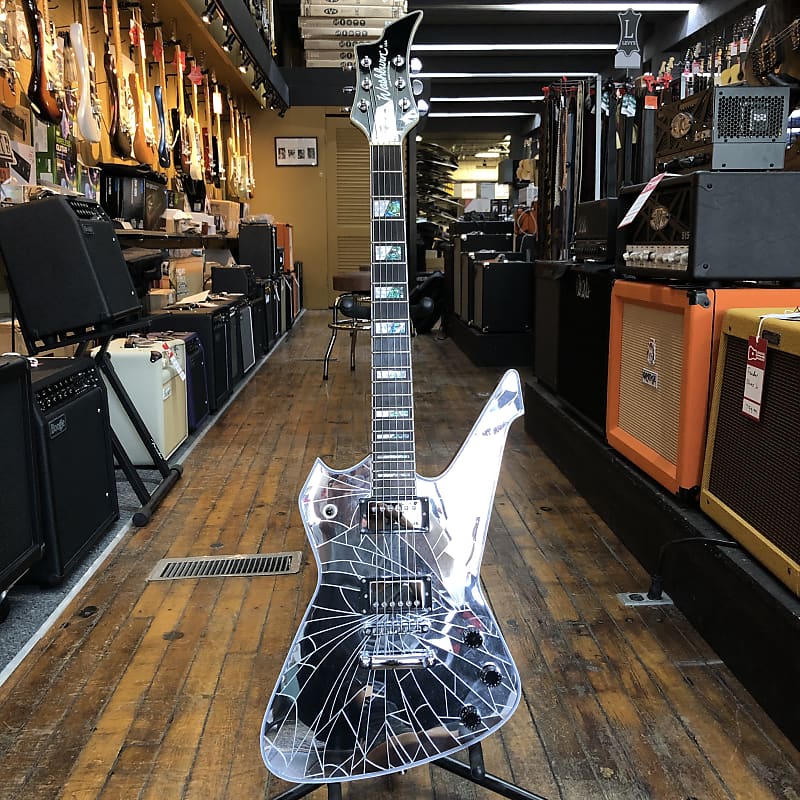 Washburn PS2000 Paul Stanley USA Cracked Mirror Guitar KISS