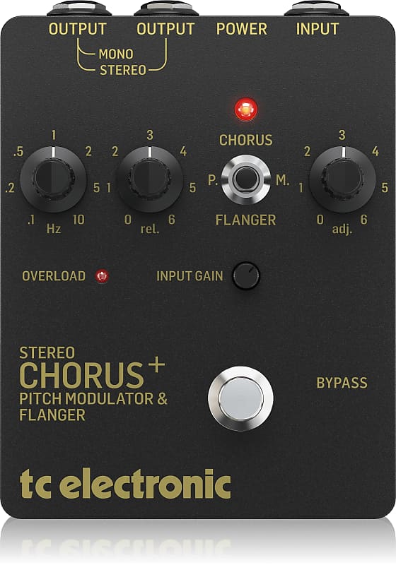 TC Electronic SCF Stereo Chorus Flanger Gold Effects Pedal image 1