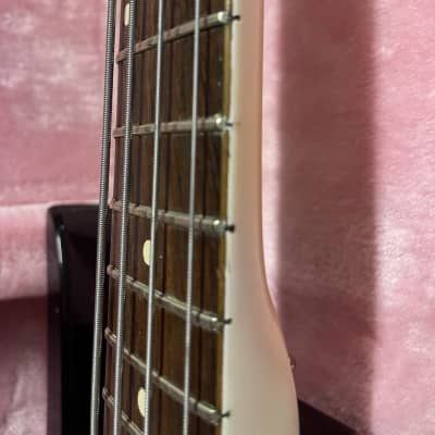 Dynelectron Longhorn Bass 1960s Black Meazzi Italy Danelectro Bass Guitar Copy / Better + Case image 9