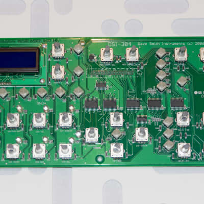 Dave Smith Instruments DSI Mono Evolver Keyboard MEK - RIGHT Encoder PCB Panel - For Parts (LCD, Encoders, Etc.)